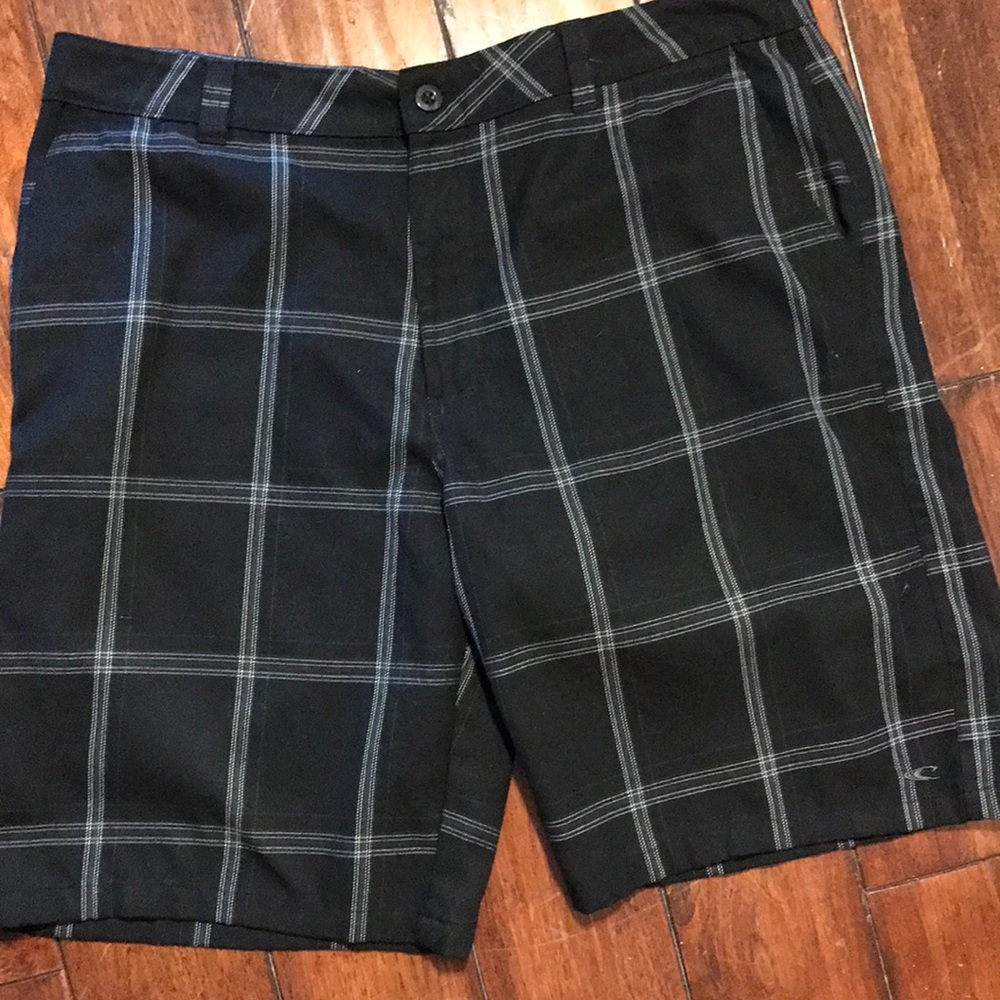Men’s Size 38 O’Neill Black Flat Front Shorts